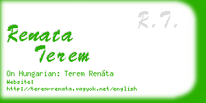 renata terem business card